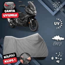 ULTRASHOP Honda X-Adv 350 Su Geçirmez Motosiklet Brandası Arka Çanta Top Case Uyumlu Motosiklet Branda