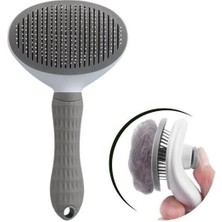 K-Yonlineticaret Kedi Köpek Tüy Toplayıcı Kendini Temizleyebilen Ergonomik Rahat Evcil Hayvan Tarağı