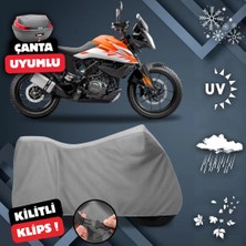 ULTRASHOP Ktm 250 Adventure Motosiklet Brandası Arka Çanta Uyumlu Su Geçirmez Motosiklet Branda