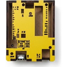 Gözeler Pin Isimli Arduino Uno Koruma Kutusu - Lazer Kesim Ahşap Muhafaza Kabı - Robotik Proje Aksesuarı