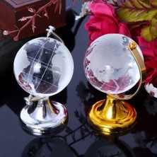 K-Yonlineticaret Kristal Küçük Boy Cam Dünya Küresi