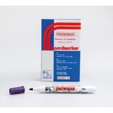 Snowman Mor Tahta Kalemi