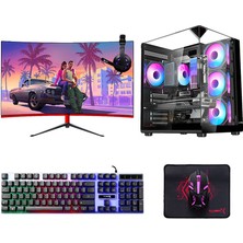 Turbox TX8930 I5 7400 16GB Ram 1tb SSD 4gb GTX1050 Ti 23.8 Inç Fhd Curved Oyuncu Oem Paket