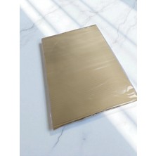 Equry Equipment Oluklu Çikolata Ambalaj Folyosu 50X35 cm Altın | 1 Paket - 1kg