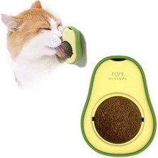 K-Yonlineticaret Avokado Model Yapışkanlı Kedi Oyuncağı Yenilebilir Kedi Nanesi Otu