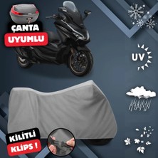 ULTRASHOP Honda Nss 250 Forza 250 Su Geçirmez Motosiklet Brandası Arka Çanta Top Case Uyumlu Motosiklet Branda