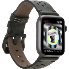 K-Yonlineticaret Apple Watch Uyumlu Deri Kordon Vigo 42-44-45MM Rst1