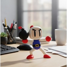 Bomberman Figürü | 27 cm | Pla | Hediyelik Koleksiyonluk