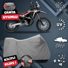 ULTRASHOP Honda Crf 250 Rally Su Geçirmez Motosiklet Brandası Arka Çanta Top Case Uyumlu Motosiklet Branda