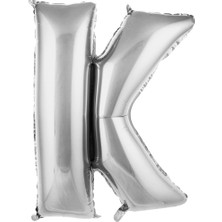 İKM Harf Folyo Balon 40 Inç Gümüş -K-