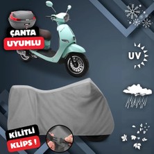 ULTRASHOP Kuba Brilliant 50 Motosiklet Brandası Arka Çanta Uyumlu Su Geçirmez Motosiklet Branda