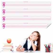 K-Yonlineticaret Kılavuz Çizgili Akıllı Kağıt Yazı Tahtası Duvarda Iz Bırakmaz Statik Yeni Müfredata