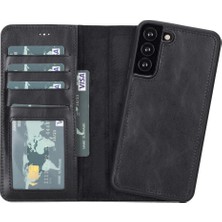 K-Yonlineticaret Samsung Galaxy S22 Plus Uyumlu Deri Cüzdanlı Kılıf Mwwn Rst1