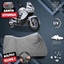 ULTRASHOP Honda Xl 650 Transalp Su Geçirmez Motosiklet Brandası Arka Çanta Top Case Uyumlu Motosiklet Branda