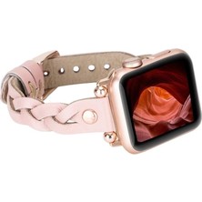 K-Yonlineticaret Apple Watch Uyumlu Deri Kordon Wanda 38-40-41MM Rt Nu2