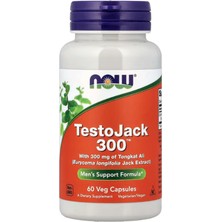 Now Foods, Testojack 300™, 300 Mg, 60 Veg Capsules.