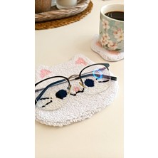 2'li Kedicik Gözlük Tutucu ve Bardak Altlığı