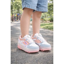 Minibonito Kaykaylı Çocuk Işıklı Ayakkabı - Işıklı Patenli Kaykay Ayakkabı - Kaykay Ayakkabı