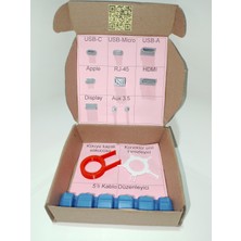 35derece Bilgisayar/telefon Toz Koruyucu Kapak VGA HDMI Jack USB RJ45