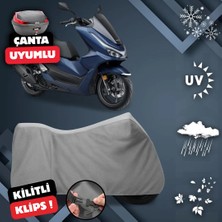 ULTRASHOP Honda Pcx 125 Su Geçirmez Motosiklet Brandası Arka Çanta Top Case Uyumlu Motosiklet Branda