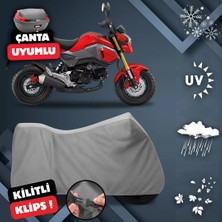 ULTRASHOP Honda Msx 125  Su Geçirmez Motosiklet Brandası Arka Çanta Top Case Uyumlu Motosiklet Branda