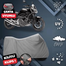 ULTRASHOP Honda Nc 700 x Su Geçirmez Motosiklet Brandası Arka Çanta Top Case Uyumlu Motosiklet Branda