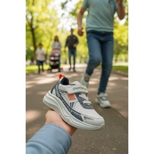 Enoch Hava Kanallı File Dokulu ve Topuk Destekli Çocuk Ayakkabı