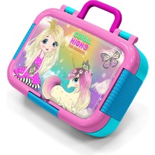 Coral High Kids Pembe Su Yeşili Unicornlu Kız Desenli Paslanmaz Çelik Beslenme Kabı 39246