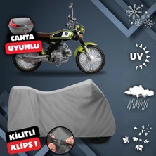 ULTRASHOP Kuba Rx9 50 Motosiklet Brandası Arka Çanta Uyumlu Su Geçirmez Motosiklet Branda