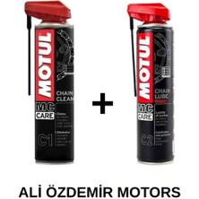 Motul C1 Temizleme Spreyi + C2 Zincir Yağı ( Yeni Tarihli )