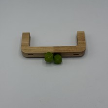 Aynalı Ahşap Burs Buz Açık Yeşil