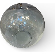 Mars Concept Füme Cam Glop Küre Lamba Camı – Avize / Aplik Yedek Camı 15 cm Çap