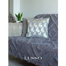 D'niss Home Iskandinav Füme Koltuk Örtüsü 180 x 240