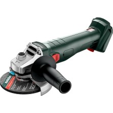 Metabo W 18 7-125 Akülü Avuç Taşlama, 700 Watt Muadili - 602371840 (Akü & Şarj Cihazı Hariç)