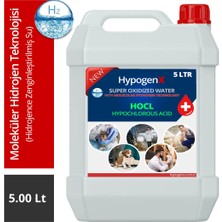 HypogenX Veteriner ve Hayvancılık Temizleme Solüsyonu - 5 Litre Sprey Başlıklı (Hipokloröz Asit Bazlı,Alkolsüz)