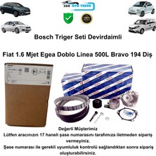Bosch 1987946385 Triger Seti Devirdaimli Fiat 1.6 Mjet Egea Doblo Linea