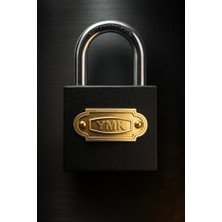 Renklimestore Ymk Asma Kilit, Sağlam Döküm Gövdeli, Yedek Anahtarlı, Yüksek Güvenlikli, Paslanmaz Çelik Kulplu, Korozyon Dirençli, Kapı, Depo, Dolap ve Bahçe Kilidi (Kısa, Gri, 38 Mm)