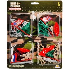Renklimestore 0418 Askeri Oyun Seti 4 'lü -