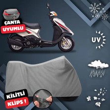 ULTRASHOP Kanuni Trex 125 Motosiklet Brandası Arka Çanta Su Geçirmez  Uyumlu Motosiklet Branda