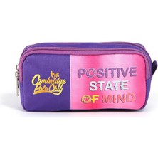 Renklimestore Positive State Kız Çocuk Çift Bölme Kalemlik, Positive State, Mor, Kız Çocuk