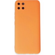 Magicool Realme C11 Kılıf Nano Içi Kadife Silikon - Turuncu