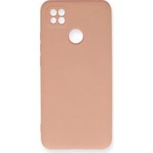 Magicool Xiaomi Redmi 9c Kılıf Nano Içi Kadife Silikon - Pudra