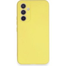 Magicool Samsung Galaxy A54 5g Kılıf Nano Içi Kadife Silikon - Sarı