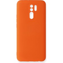 Magicool Xiaomi Redmi 9 Kılıf Nano Içi Kadife Silikon - Turuncu