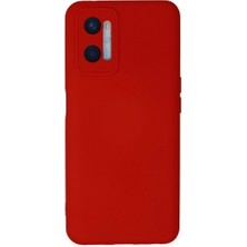 Magicool Oppo A96 Kılıf Nano Içi Kadife Silikon - Kırmızı