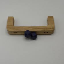 Aynalı Ahşap Burs Lacivert