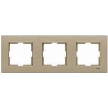 Renklimestore Bronz Üçlü Çerçeve