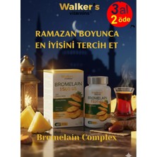 Walkers Bromelain Yeşil Çay, Krom, Curcumin, Berberine, Resveratrol.