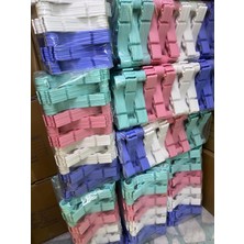 Renklimestore 6 Adet - Renkli Kalp ve Nokta Tasarımlı Elbise Askısı – 39 cm Dayanıklı Plastik Askı, Abiye–ceket–gömlek Elbise Askılığı, Renk Seçenekleri (Turkuaz)