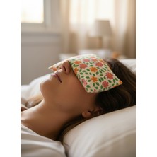 Lavanta Dolgulu Göz Yastığı Çiçek Desenli